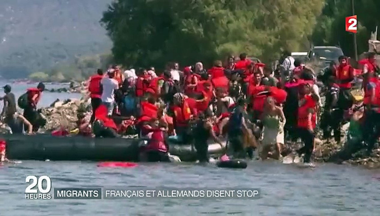 Crise des migrants : la France et l'Allemagne appellent à réduire le flux