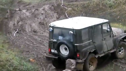 Триал Нива Харьков клуба 05 12 2010 Прохождение УАЗа