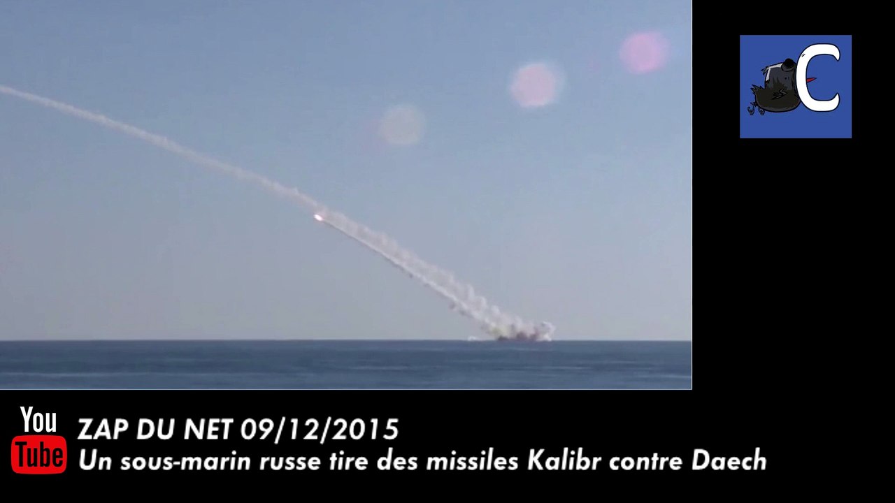 Un sous-marin russe tire des missiles Kalibr contre Daech