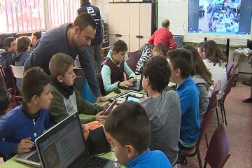 Un colegio de Las Rozas acoge 'La Hora del Código'