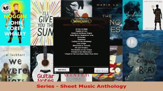 Download  World of Warcraft Sheet Music Anthology Piano Solos  PianoVocal Ebook Free