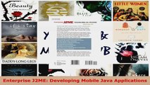 Read  Enterprise J2ME Developing Mobile Java Applications EBooks Online