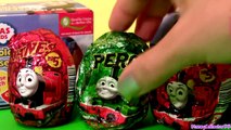 Thomas the Tank Engine Surprise Eggs Holiday Edition Same as Kinder Easter Egg Surprise