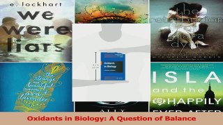 Oxidants in Biology A Question of Balance Read Online