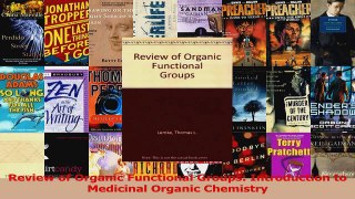 Review of Organic Functional Groups Introduction to Medicinal Organic Chemistry Download