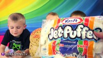 Gooey MARSHMALLOW Stuffer Kit! HobbyKids Stuff their own Yummy Marshmallows by HobbyKidsTV