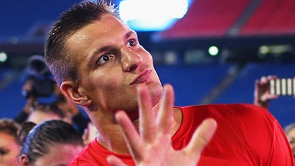 Rob Gronkowski Caught on Camera Singing Nicki Minaj During Car Ride