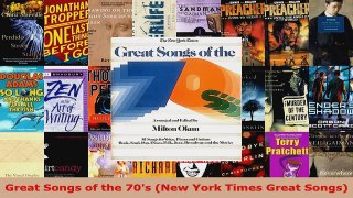 Read  Great Songs of the 70s New York Times Great Songs EBooks Online