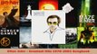 Download  Elton John  Greatest Hits 19702002 Songbook PDF Free