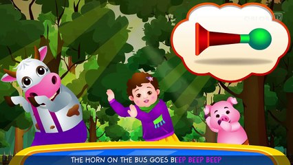 Wheels On The Bus | New York City | Popular Nursery Rhyme by ChuChu TV