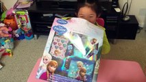 FROZEN MAKEUP BEAUTY KIT FROZEN TOY Disney Princess Elsa Anna Olaf Beauty Kit Unboxing