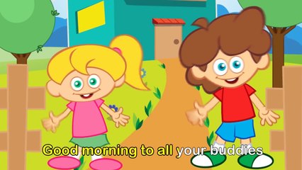 Günaydın De (Good Morning) Sevimli Dostlar İngilizce çocuk şarkıları