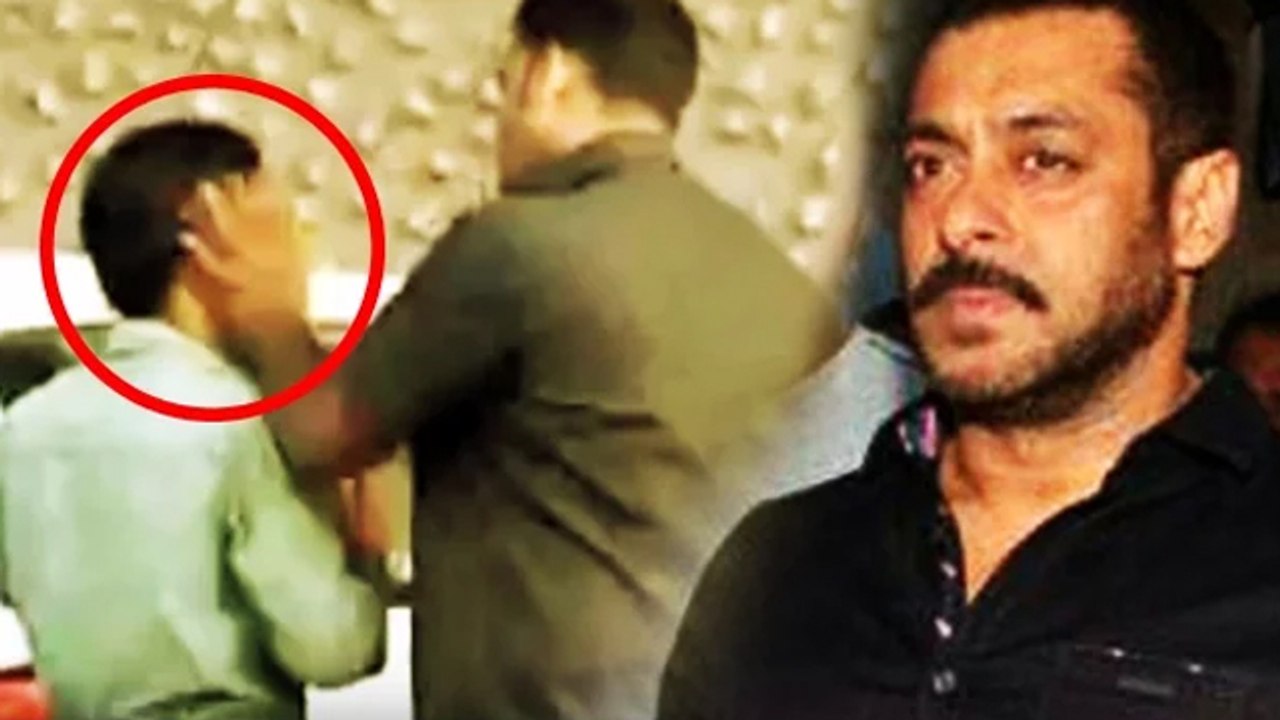 OMG! Salman Khan's Fan BRUTALLY BEATEN By Bodyguard