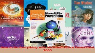 Download  How to Do Everything with Microsoft Office PowerPoint 2003 Ebook Free