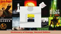 Read  Dictionary of Energy Second Edition PDF Free