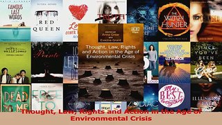 Read  Thought Law Rights and Action in the Age of Environmental Crisis Ebook Free