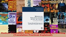 Read  Medical Translation Step by Step Learning by Drafting Translation Practices Explained Ebook Free