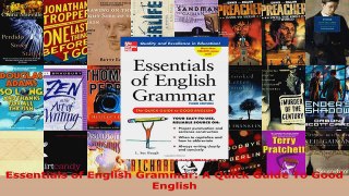 Read  Essentials of English Grammar A Quick Guide To Good English EBooks Online