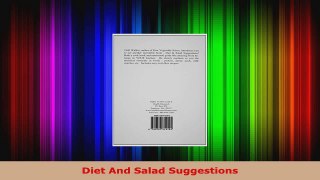Read  Diet And Salad Suggestions EBooks Online