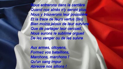 La Marseillaise : couplet 7  - dit couplet des enfants
