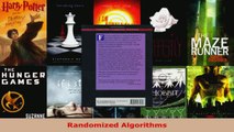 Read  Randomized Algorithms EBooks Online