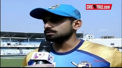Hafeez interview after getting out by Amir in BPL!!