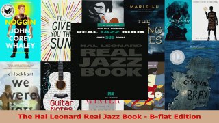 Read  The Hal Leonard Real Jazz Book  Bflat Edition PDF Online