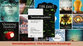 Read  Sociolinguistics The Essential Readings EBooks Online
