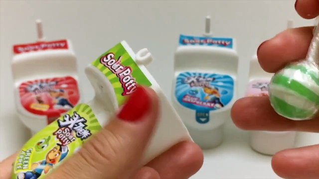 X Treme Sour Potty Toilet Candy WC Minions Tries WC Candy Cola Apple Raspberry Strawberry