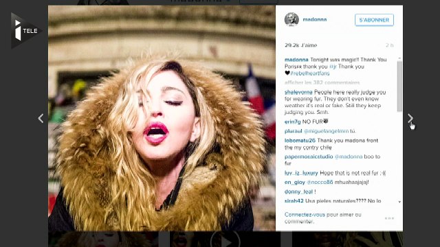 Madonna improvise un concert à République, en hommage aux victimes des attentats