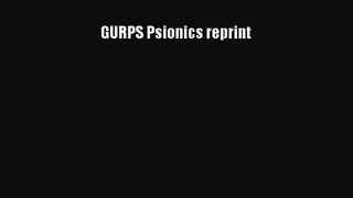 GURPS Psionics reprint [PDF Download] Full Ebook