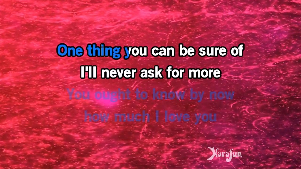 Karaoke Nothings Gonna Change My Love For You - George Benson *