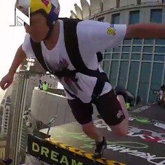 Fly Diving From Building In Dubai