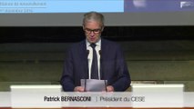 Discours d'investiture de Patrick Bernasconi, président du CESE