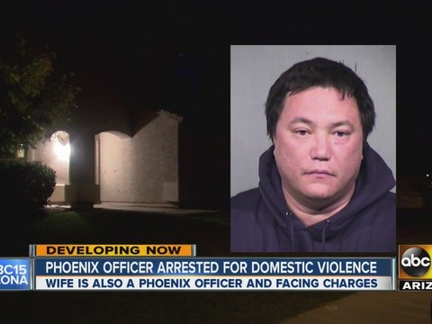 Phoenix police officer arrested for domestic violence