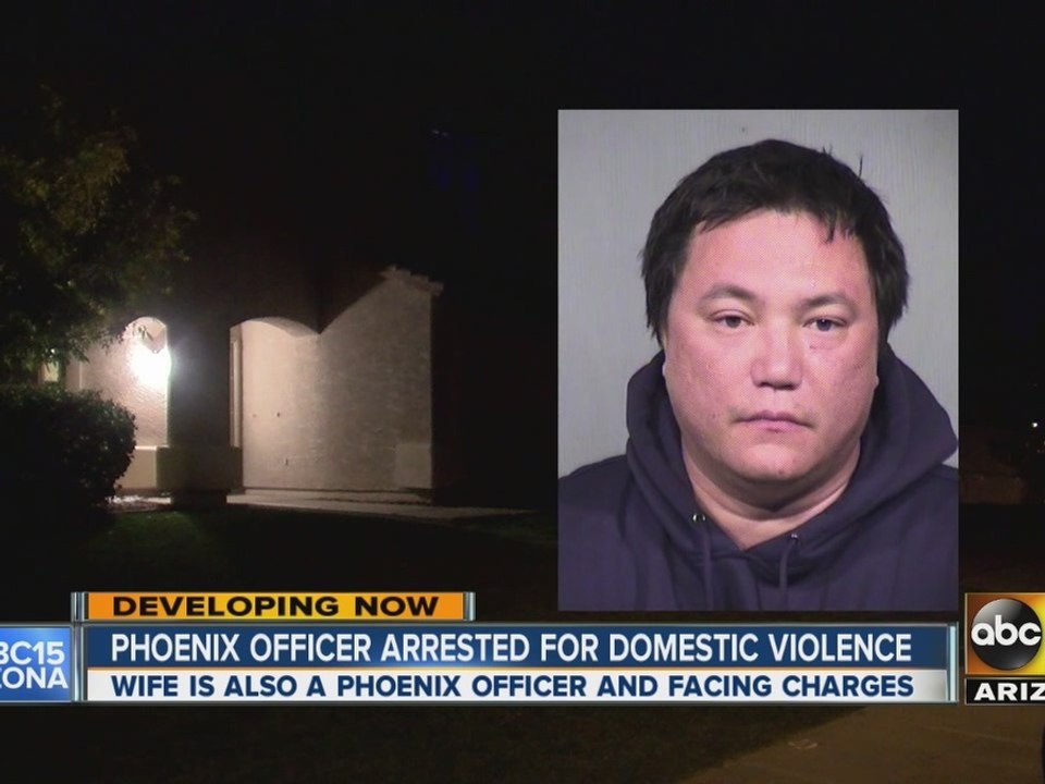 Phoenix police officer arrested for domestic violence