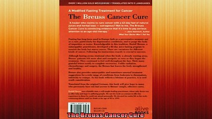 The Breuss Cancer Cure