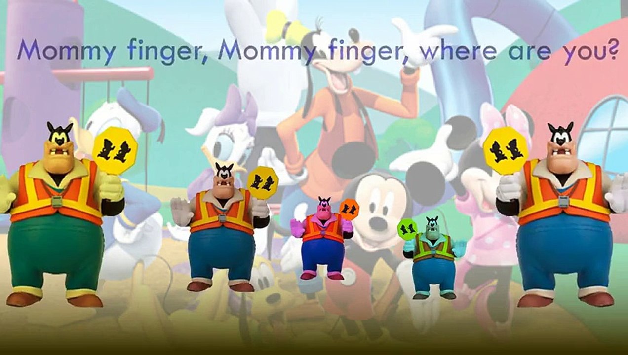 Mickey Mouse Finger Family Collection Donald Duck Finger Family Songs Nursery Rhymes