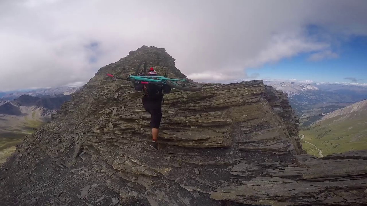 MTB VTT Ride - Grand Glaiza 3293m - Queyras France (santacruz nomad 3)