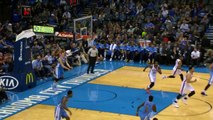 Russell Westbrook Soars for the One Hand Jam