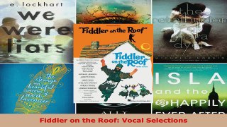 Download  Fiddler on the Roof Vocal Selections PDF Online