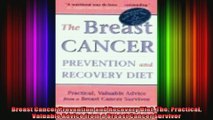 Breast Cancer Prevention and Recovery Diet The Practical Valuable Advice from a Breast