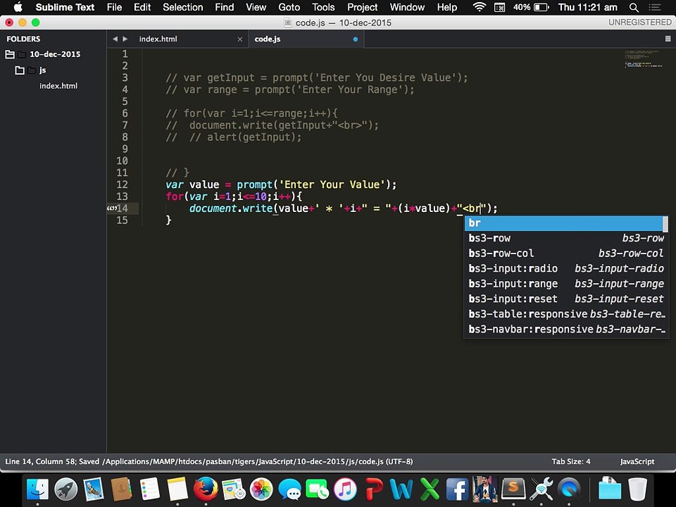 JavaScript Tutorial- contsructs(for,while,do-while etc) Part 3 in urdu:hindi -moixx web-