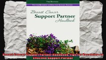 Breast Cancer Support Partner Handbook Tips for Becoming an Effective Support Partner