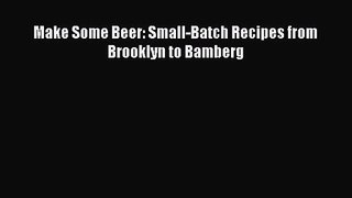 Make Some Beer: Small-Batch Recipes from Brooklyn to Bamberg PDF Download