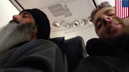 Idiot films video selfie next to sleeping Sikh man and asks, 'Would you feel safe?'