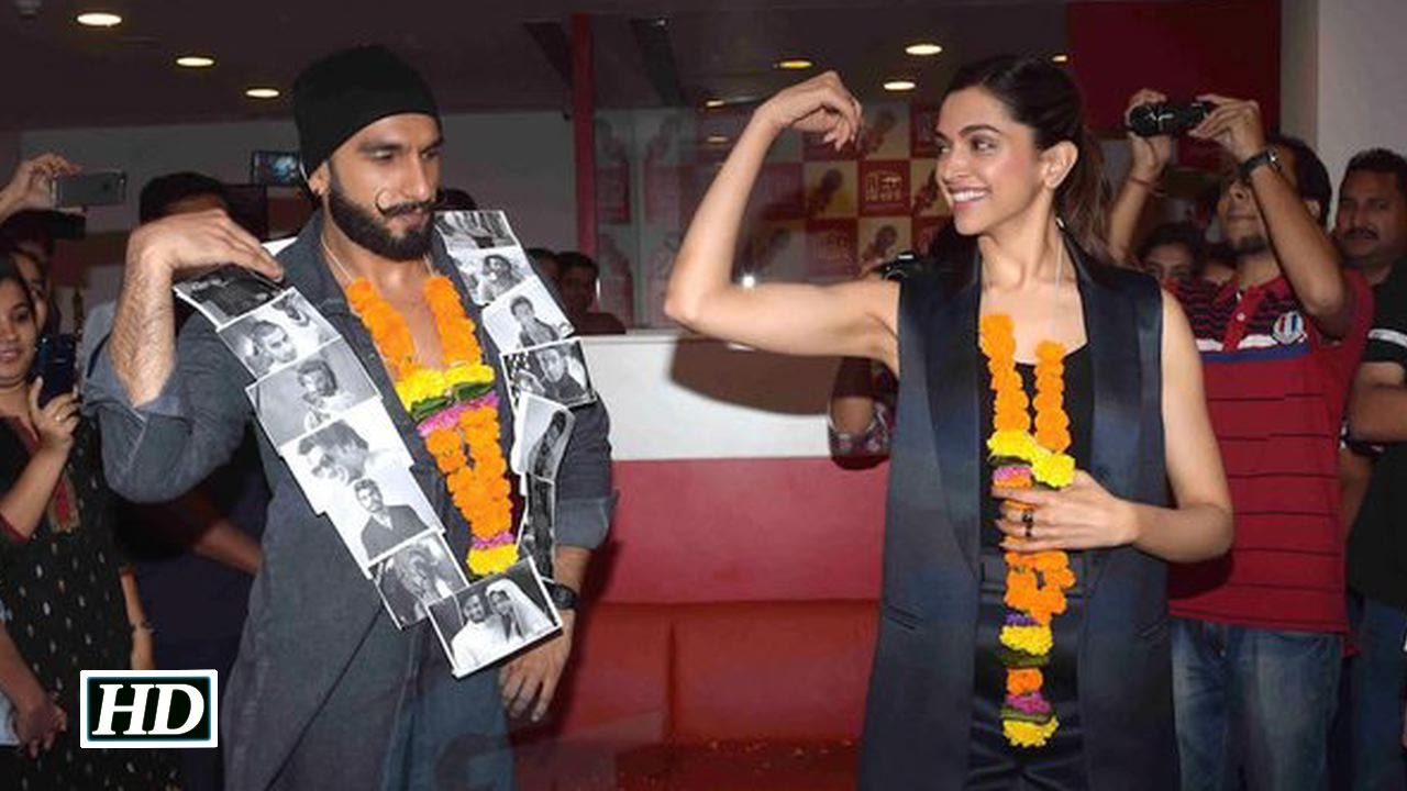 Watch Deepika Ranveers Crazy Masti During Bajirao Mastani Promotion