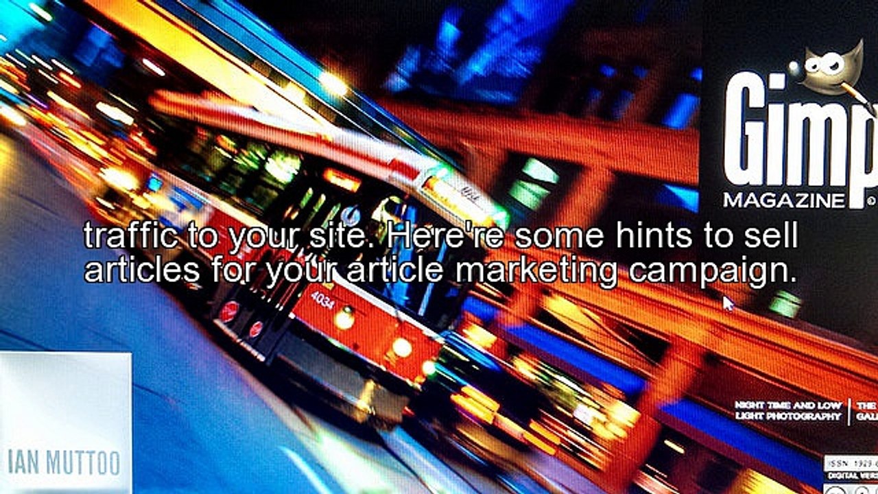 Article Marketing To Boost Site Traffic