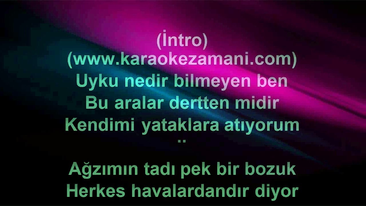 Toygar Işıklı - Korkuyorum - (2013) TÜRKÇE KARAOKE
