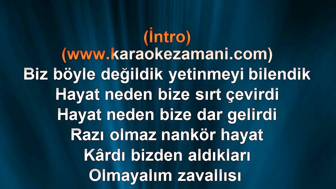Töre Cengiz - Çok Alınganız - 2015 TÜRKÇE KARAOKE